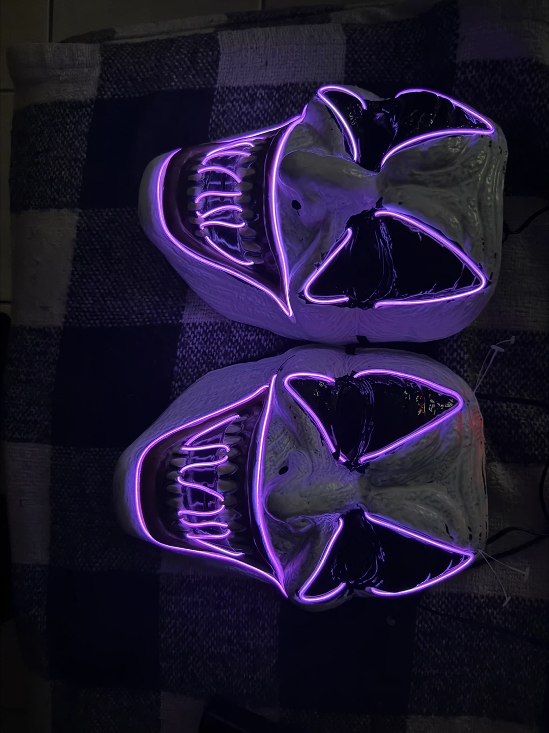 Set of 2 LED Clown Masks