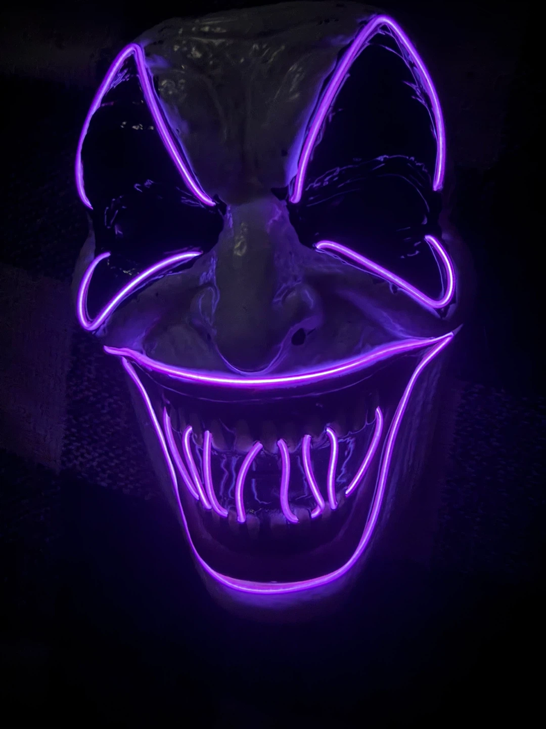 Set of 2 LED Clown Masks - photo 2