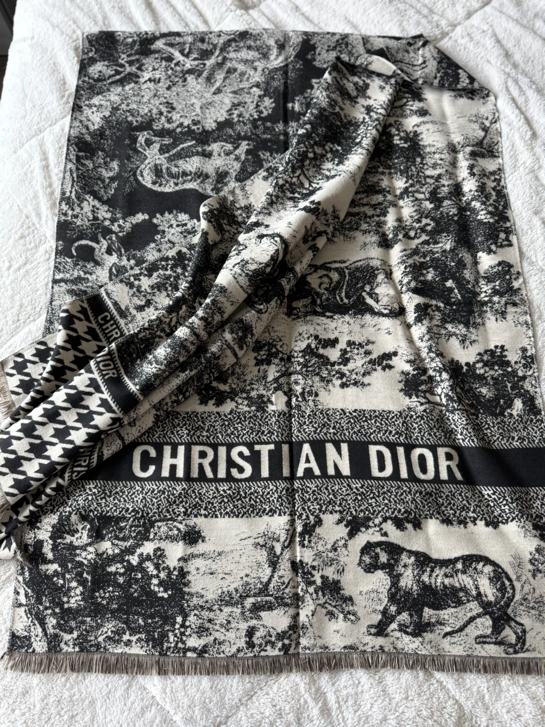 Christian Dior Toile de Jouy Scarf