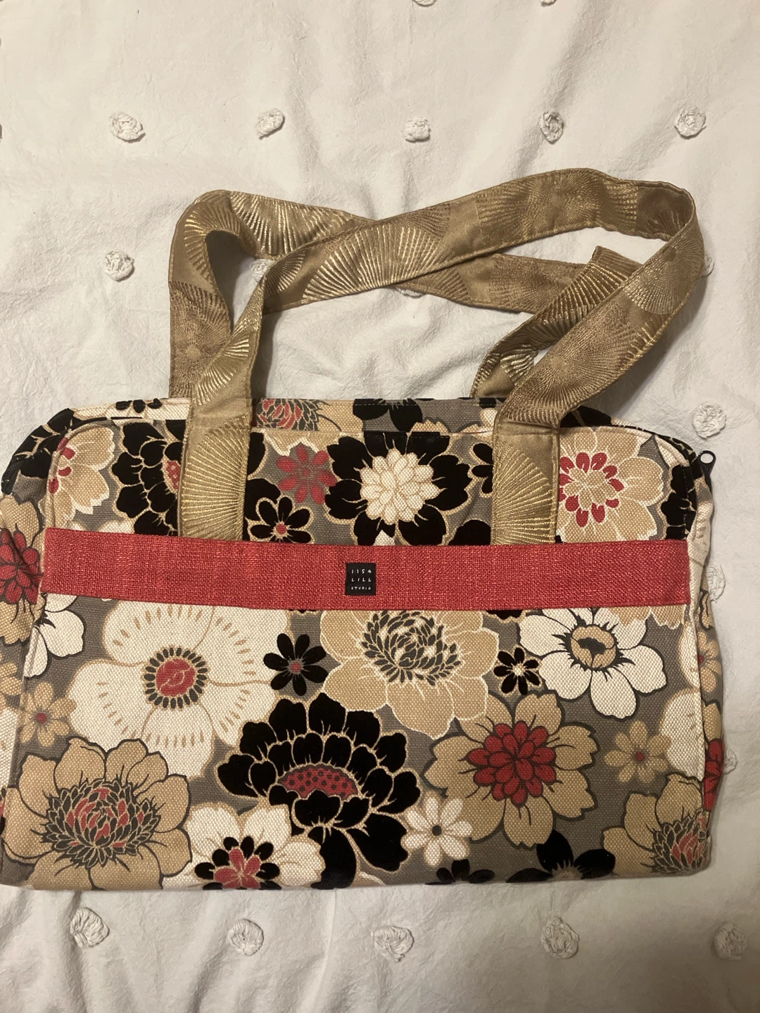 Lisa Lill Studio Floral Pattern Tote Bag