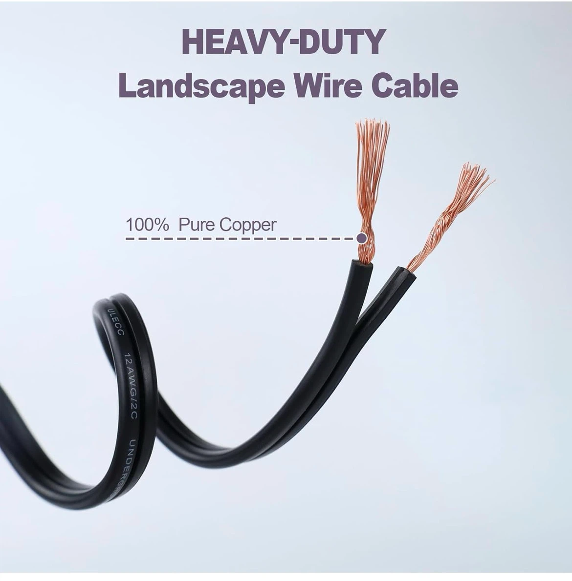 Greatide 250ft 12/2 Low Voltage Landscape Lighting Wire - photo 5