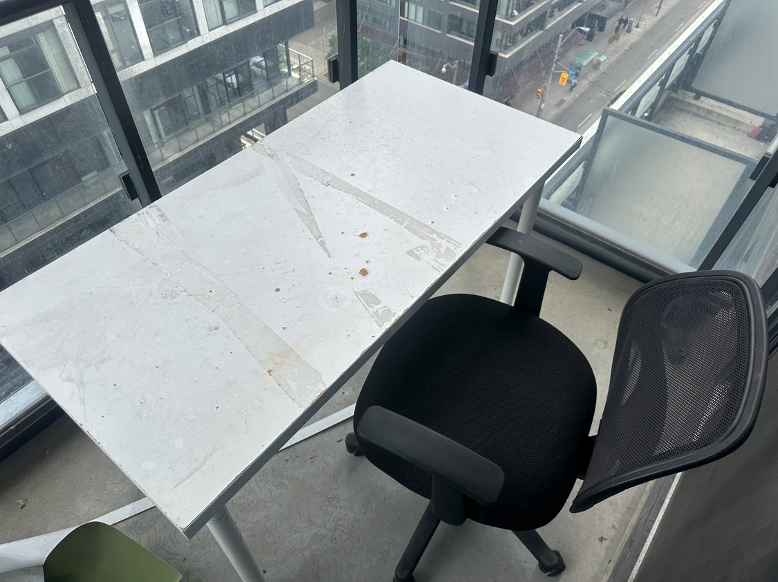 Office Chair $5 plus Free Desk