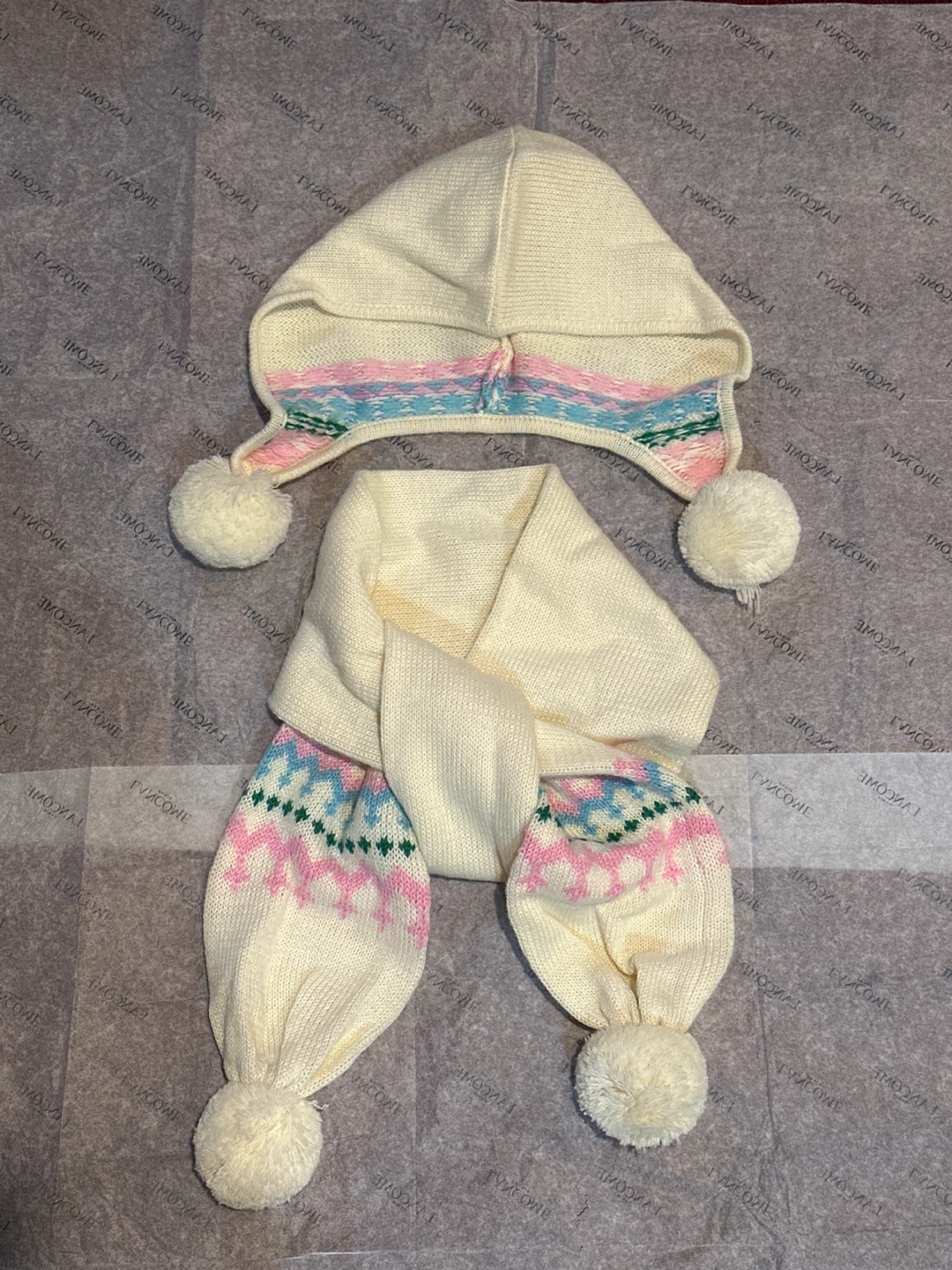 Knit Hood and Scarf Set