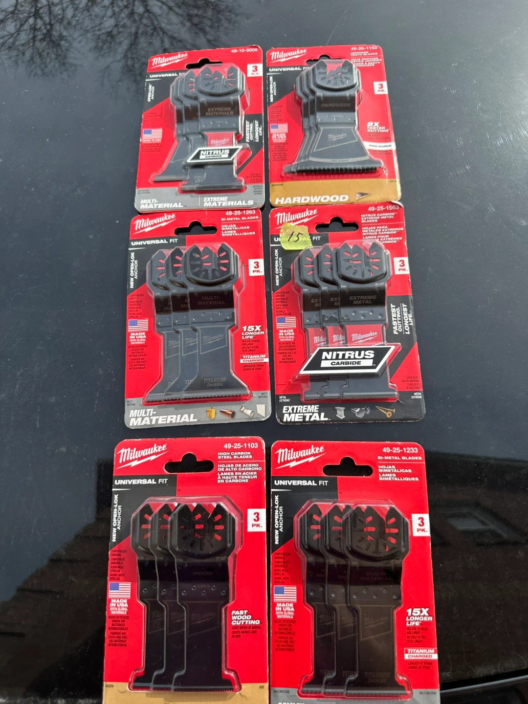 Firm price $15 each Milwaukee Oscillating Multi-Tool Blades, - photo 3
