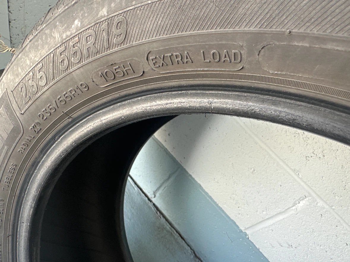 Two Michelin 235/55R19 Extra Load Tires - photo 2