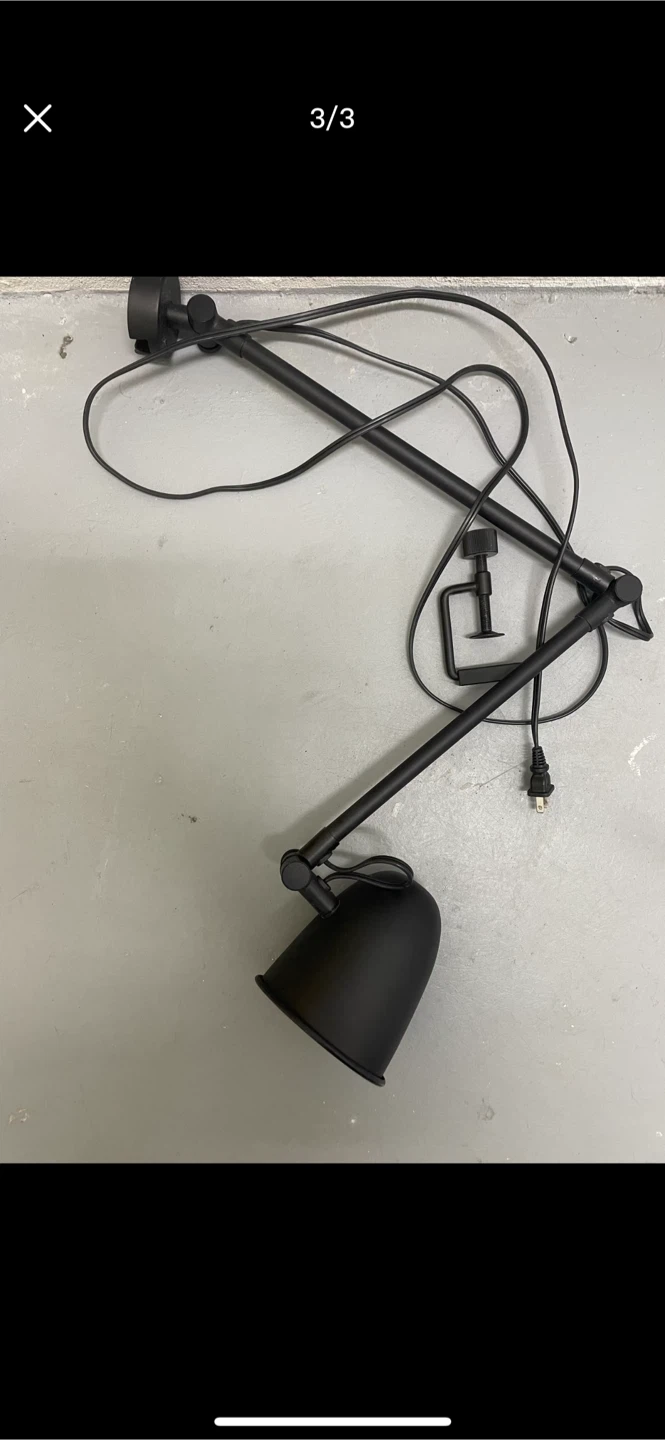 IKEA Tertial Work Lamp Black - photo 2