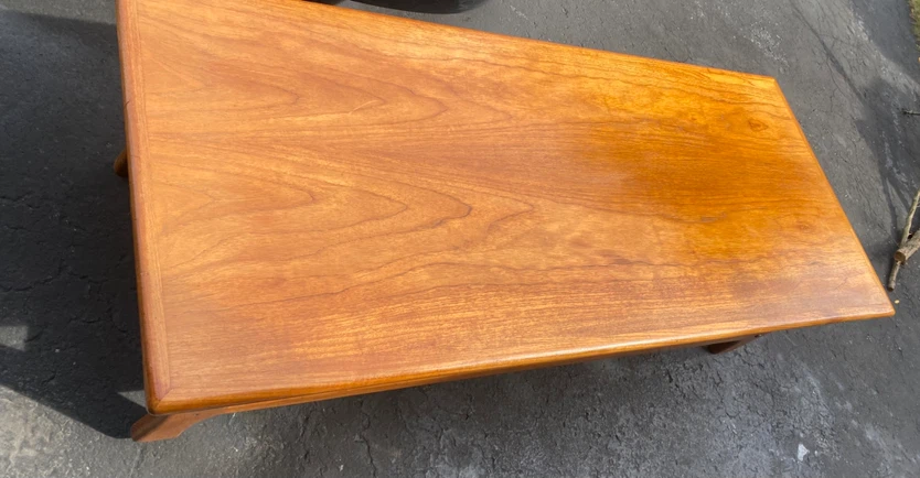 Mid-Century Modern MCM 1970 Teak Coffee Table - photo 5