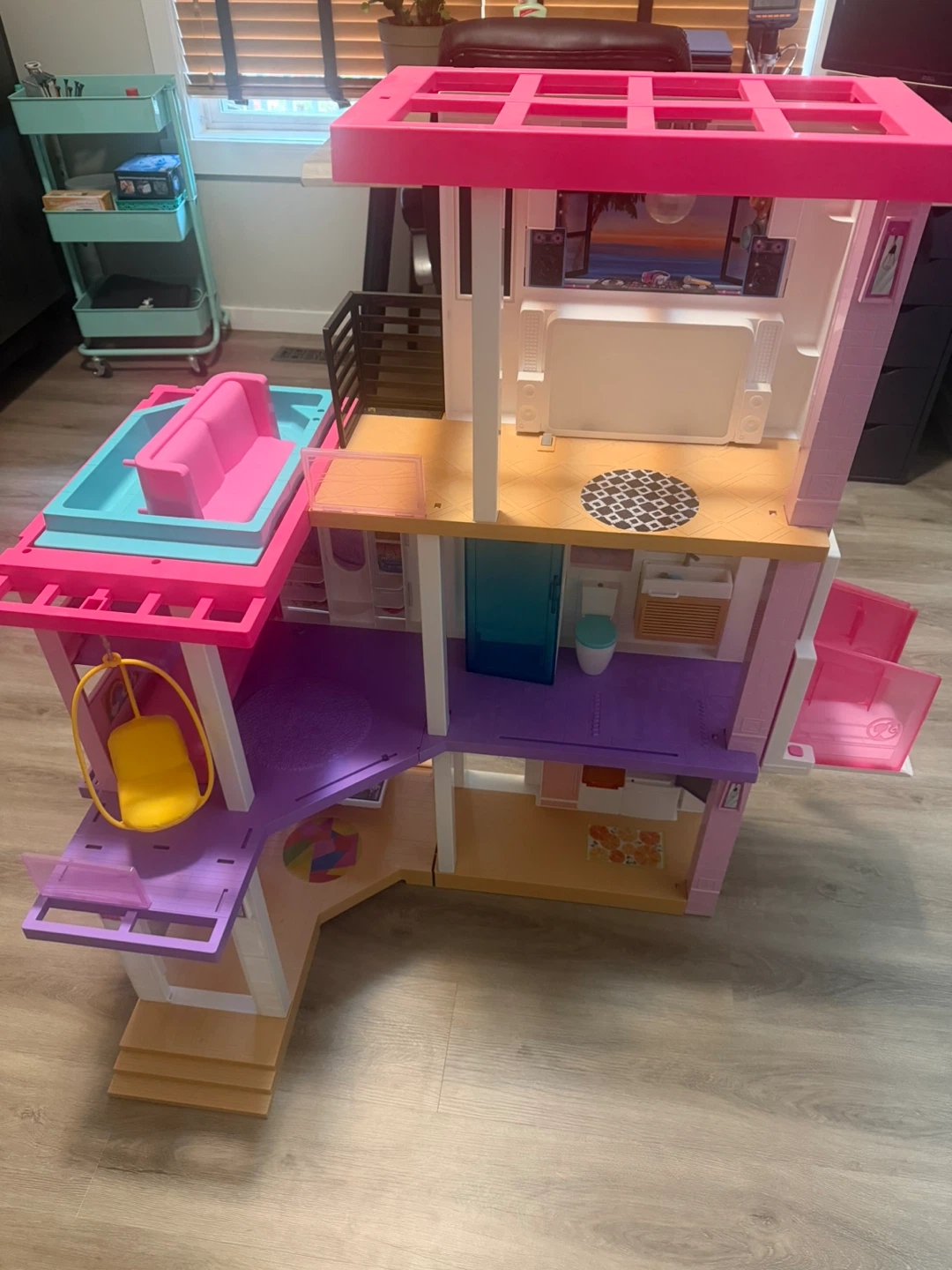 Barbie Dollhouse and Assorted Dolls Bundle