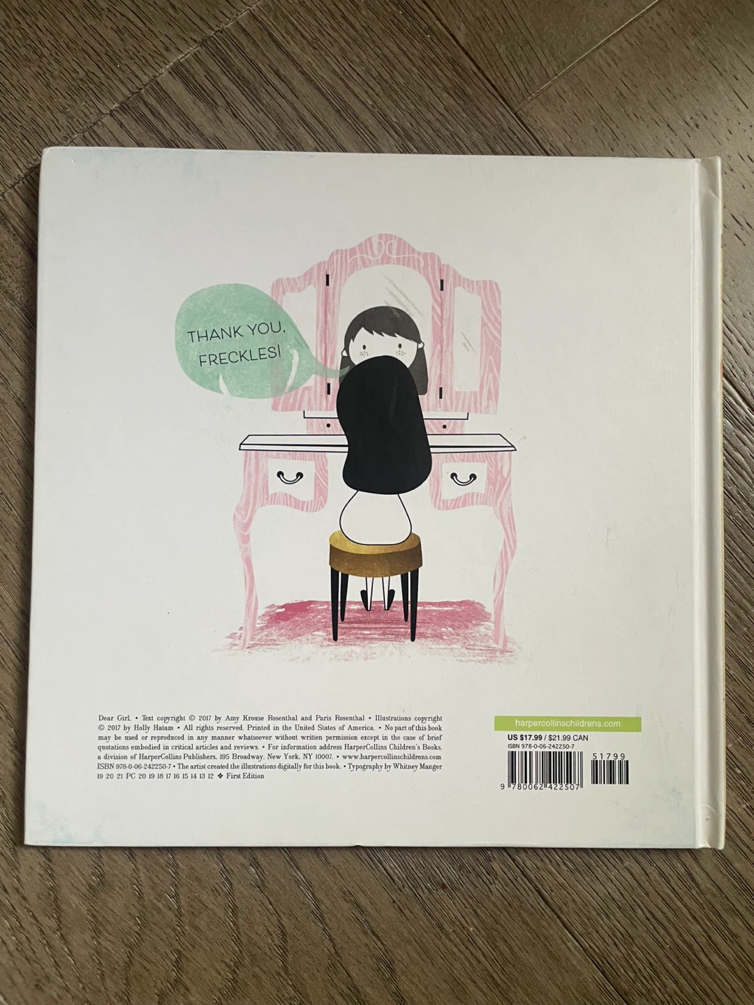 Dear Girl, by Amy Krouse Rosenthal and Paris Rosenthal - photo 2