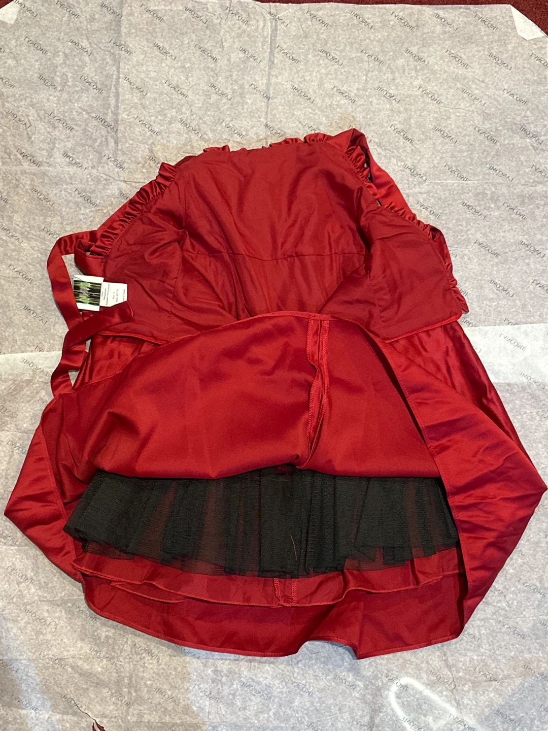 Red Girls Dress with Bow size 8 - photo 2