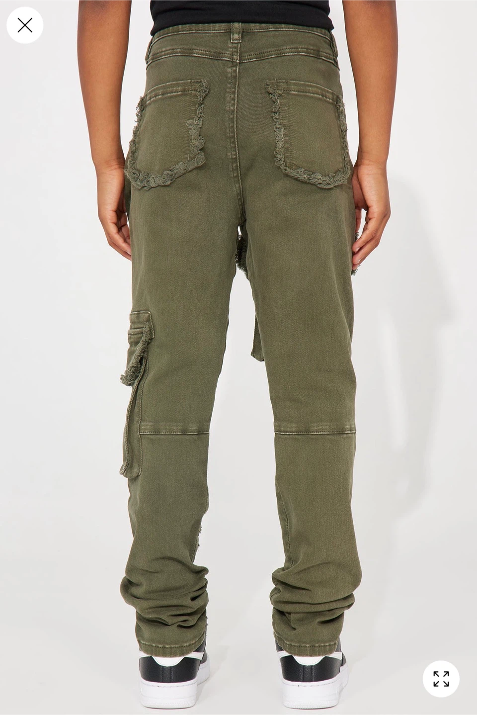 Nova Kids Distressed Cargo Pants - photo 3
