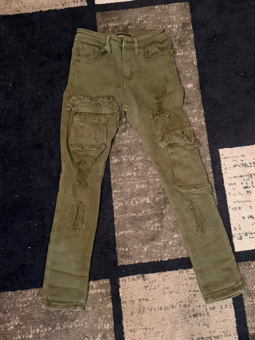 Nova Kids Distressed Cargo Pants - photo 4