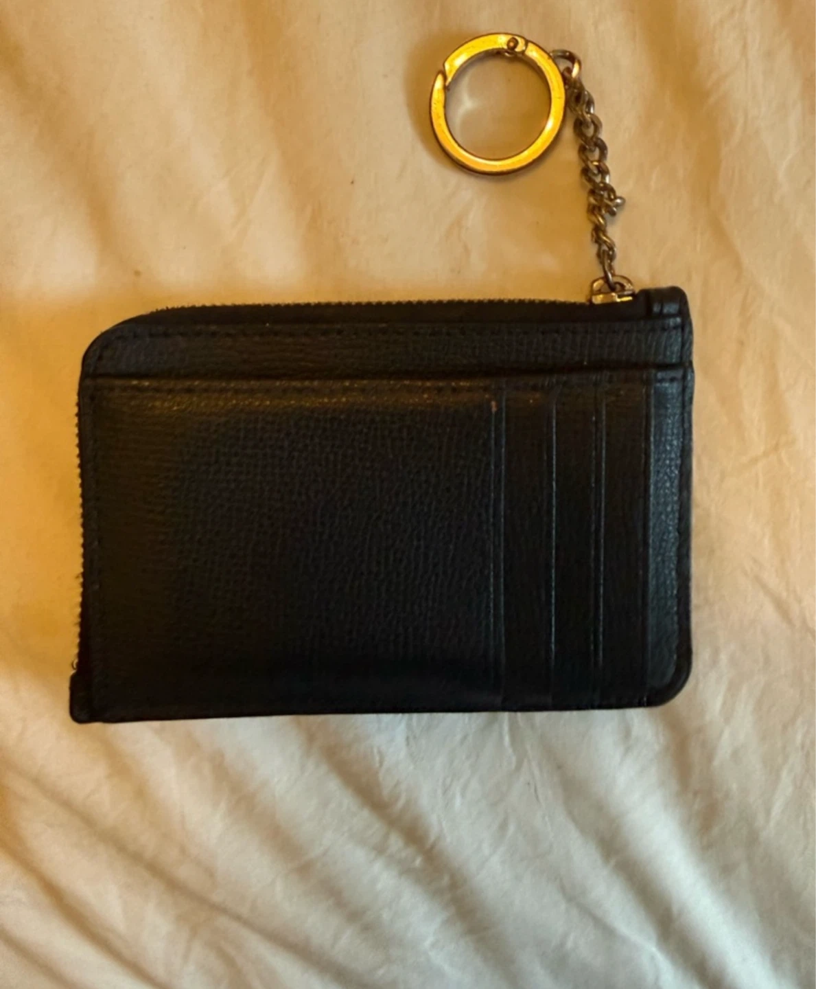 Kate Spade Black Leather Zip Card Case - photo 3