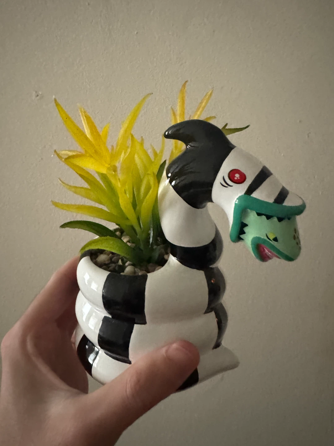 Beetlejuice Sandworm Ceramic Planter