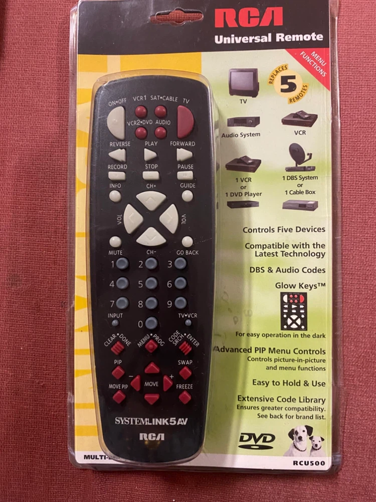 RCA Systemlink 5AV Universal Remote Control