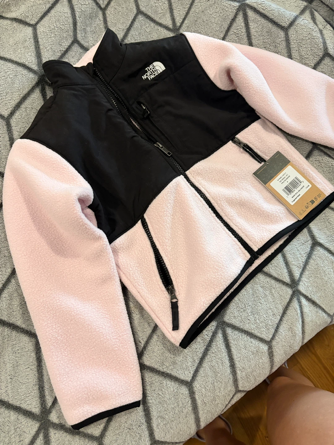 The North Face Denali Jacket - Pale Blossom, Size 6