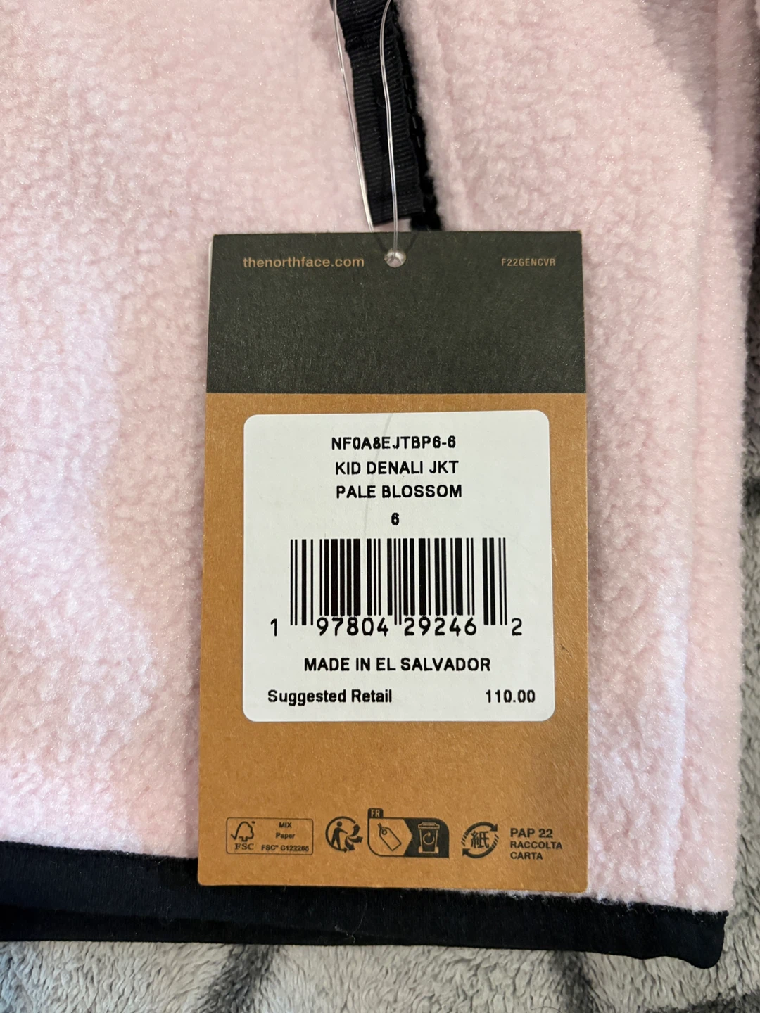 The North Face Denali Jacket - Pale Blossom, Size 6 - photo 4