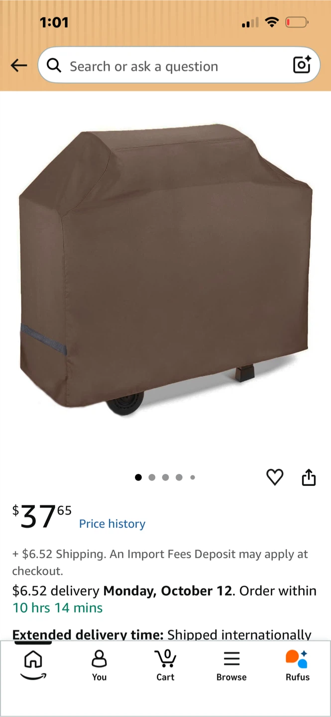HAZBEN Waterproof Outdoor Grill Cover