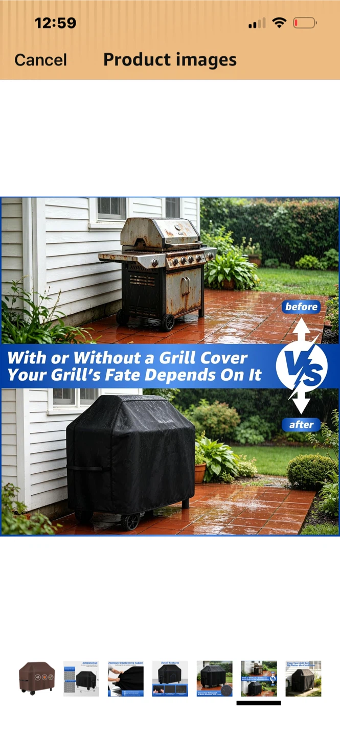 HAZBEN Waterproof Outdoor Grill Cover - photo 4