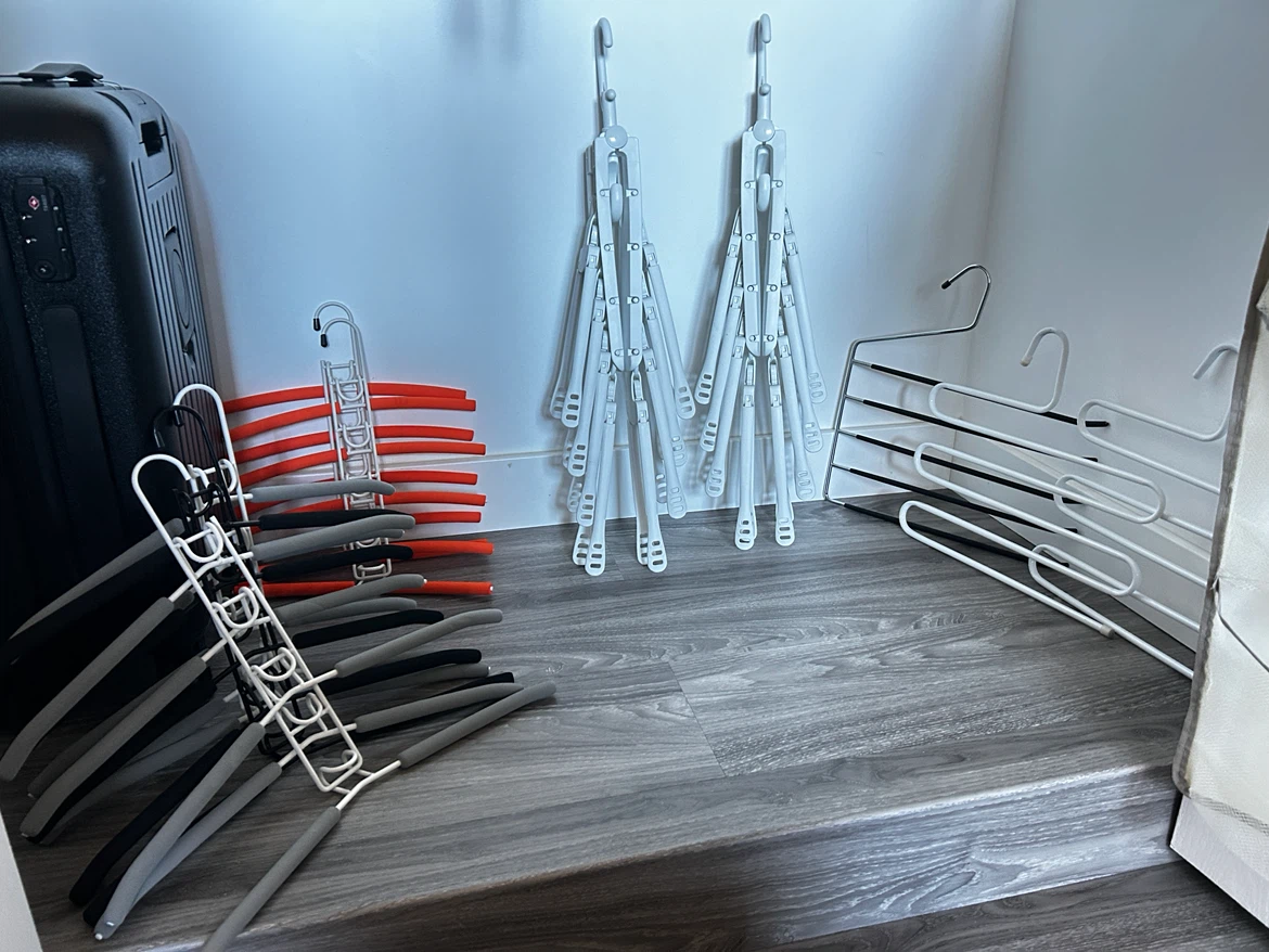 Assorted Multi-Tier Clothes Hangers
