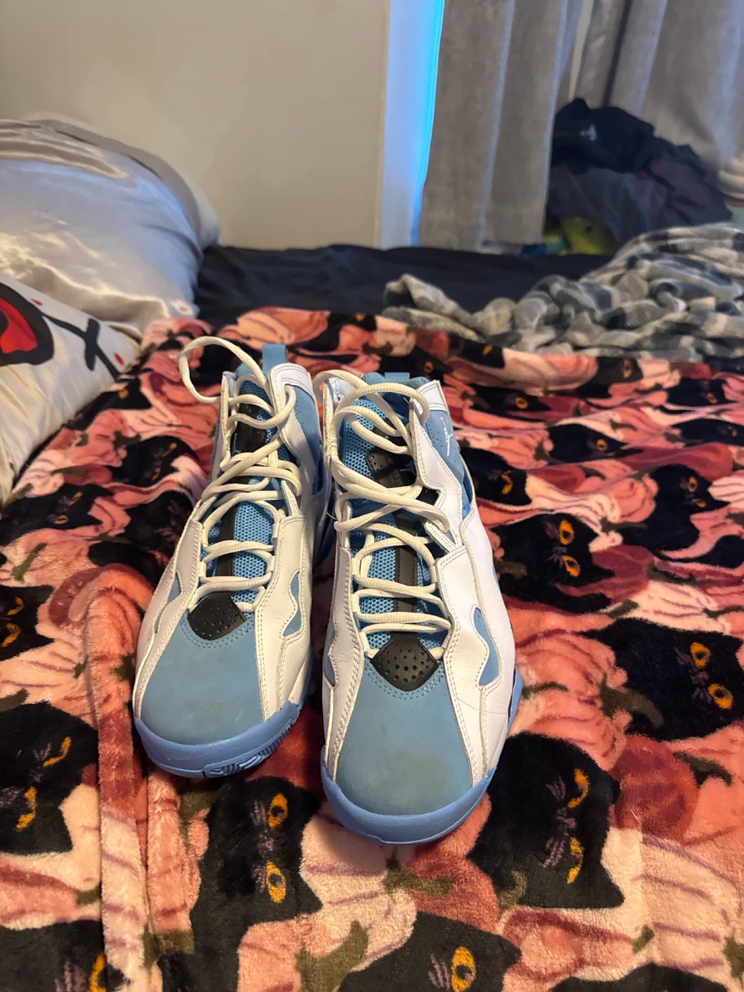 Nike Jordan True Flight Blue and White Shoes