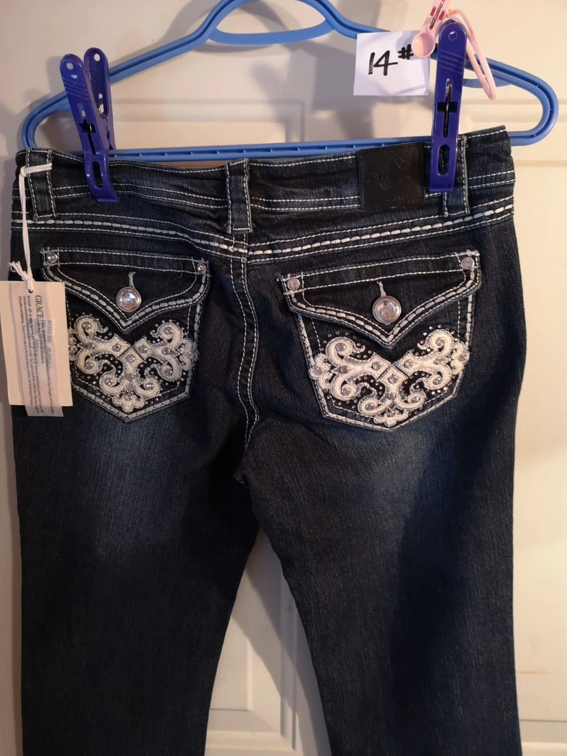 Grace in LA dark wash denim jeans - photo 2