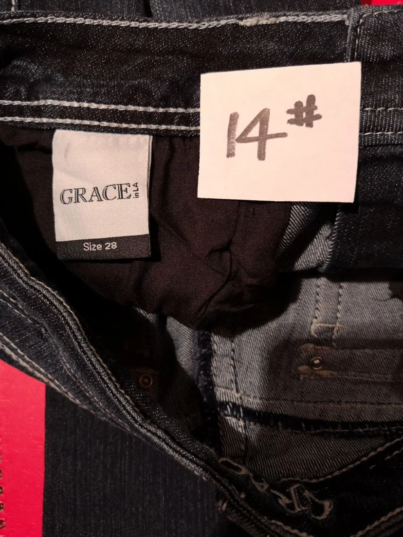 Grace in LA dark wash denim jeans - photo 3