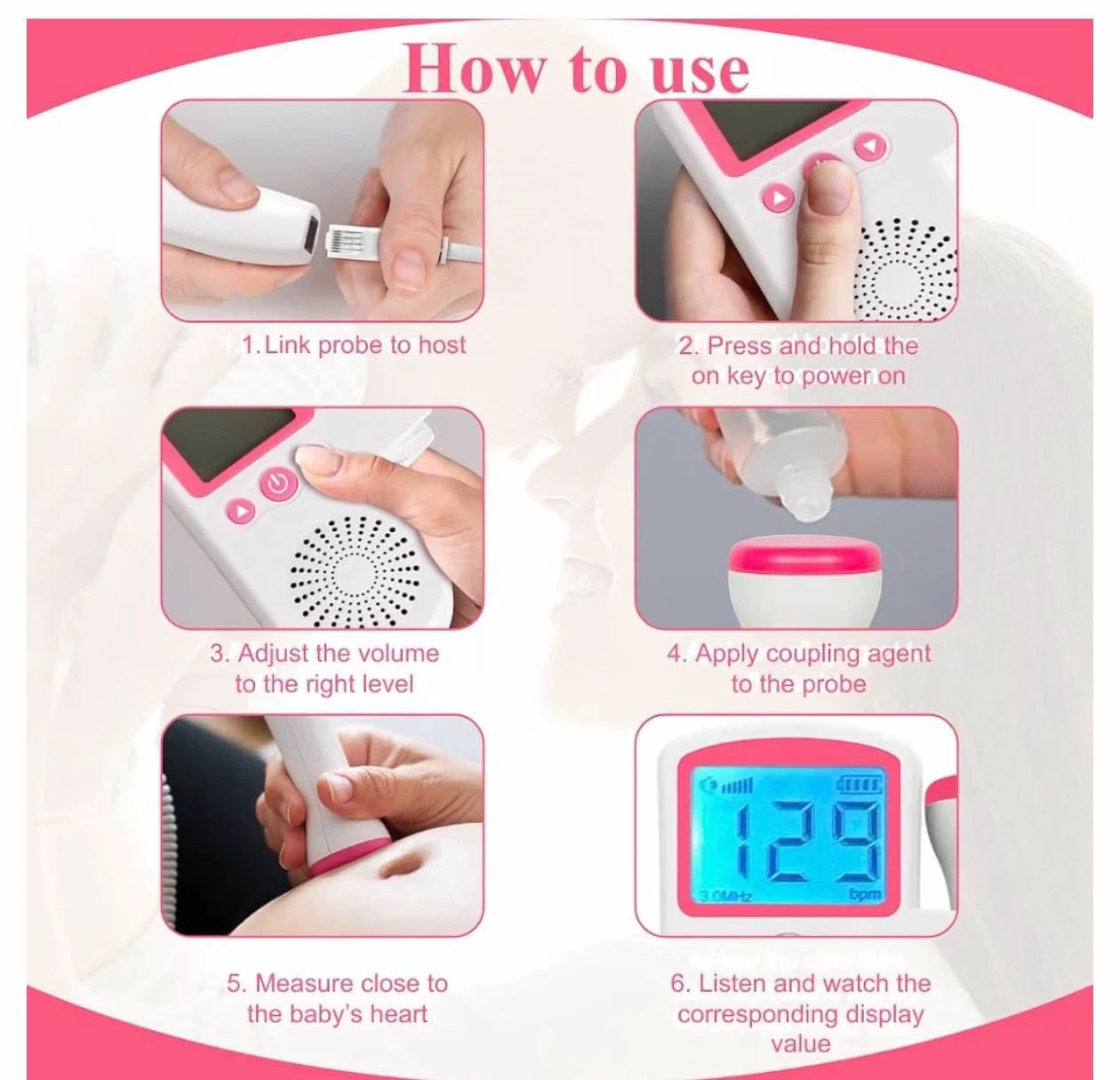 New Fetal Doppler Heart Monitor - photo 3