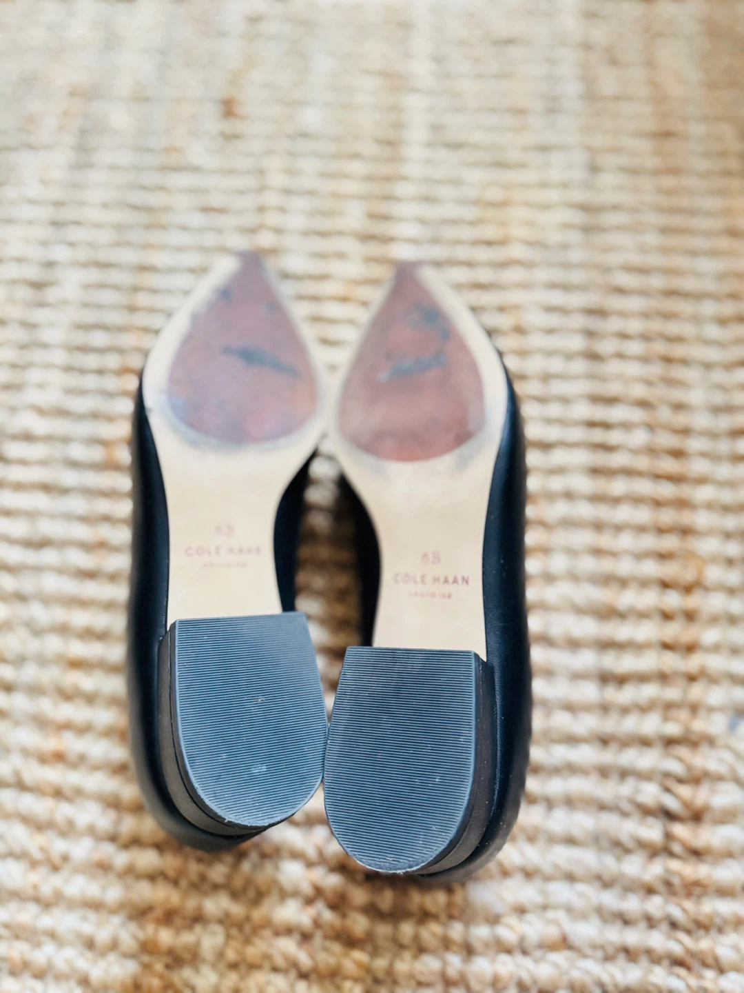 Cole Haan Black Leather Pointed-Toe Loafers - photo 3