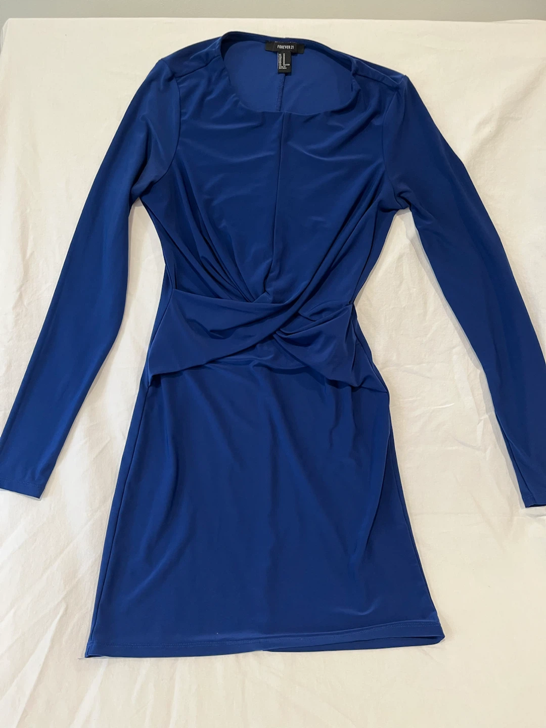 Forever 21 Blue Long Sleeve Dress