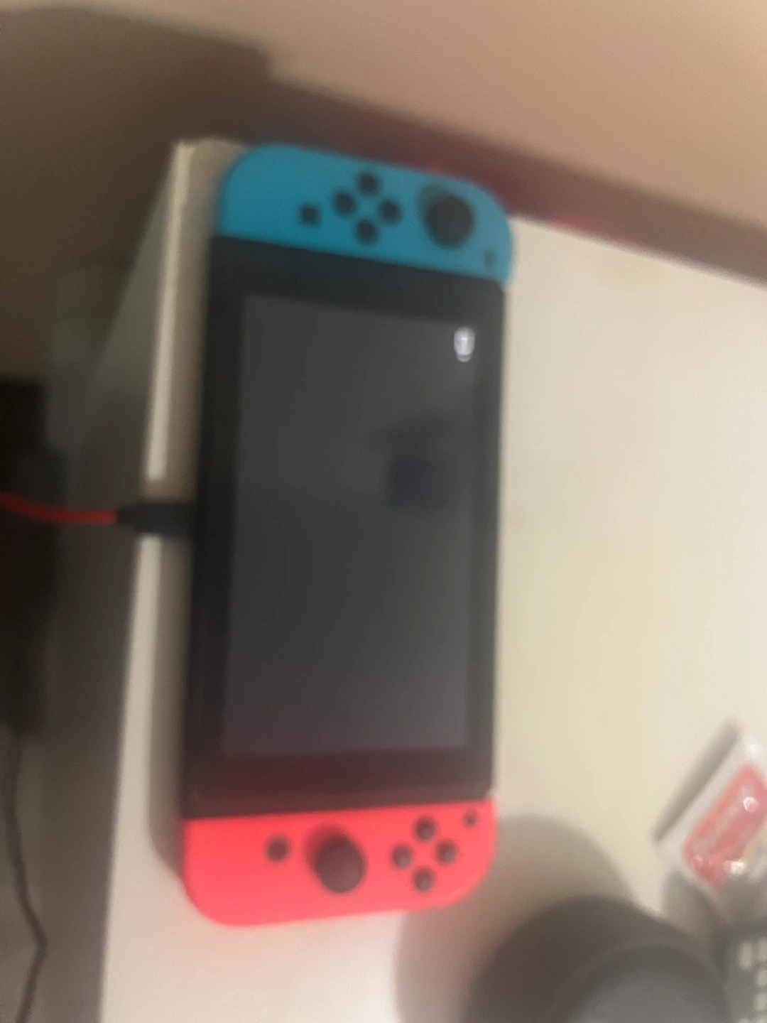 Nintendo Switch Console with Neon Controllers - photo 2