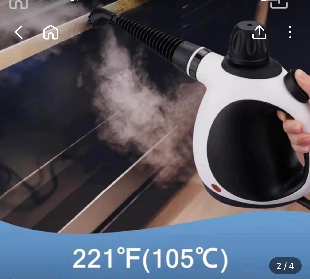 Handheld Steam Cleaner with Accessories