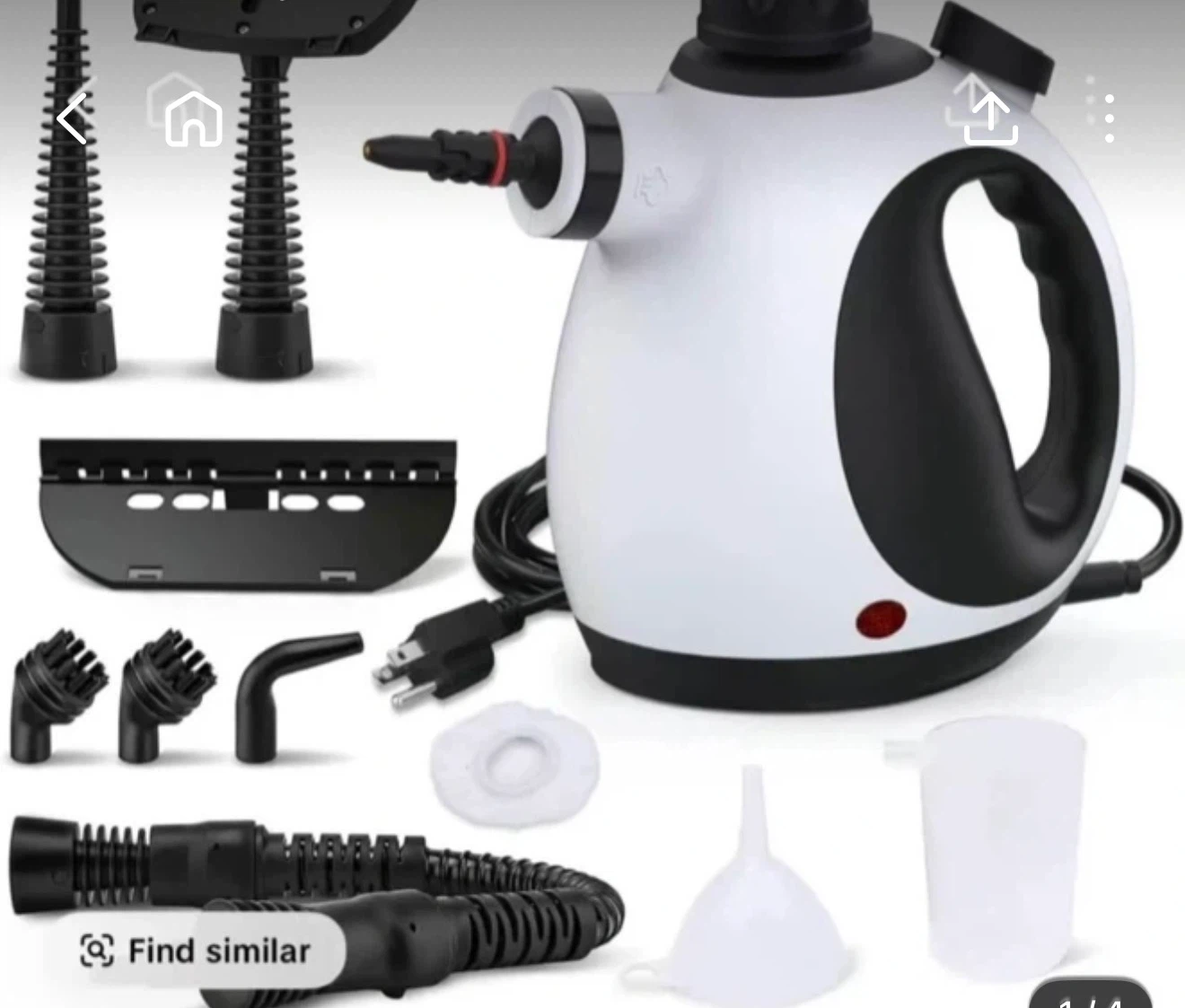 Handheld Steam Cleaner with Accessories - photo 2
