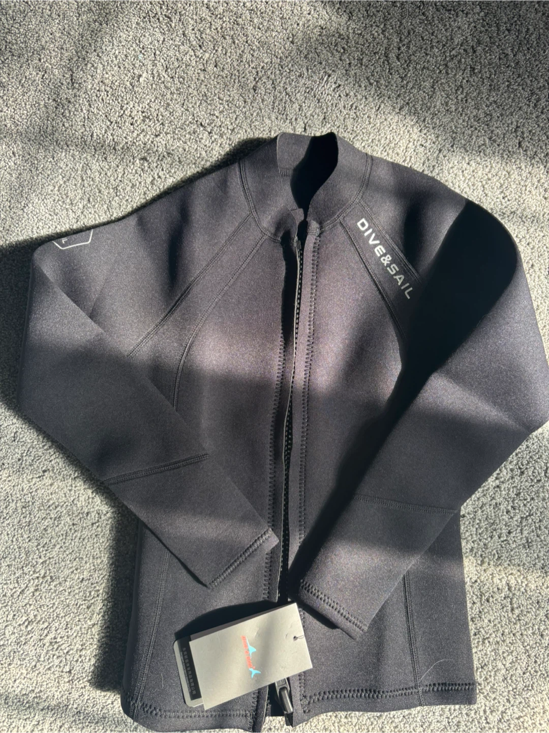 DIVE&SAIL Black Wetsuit Jacket