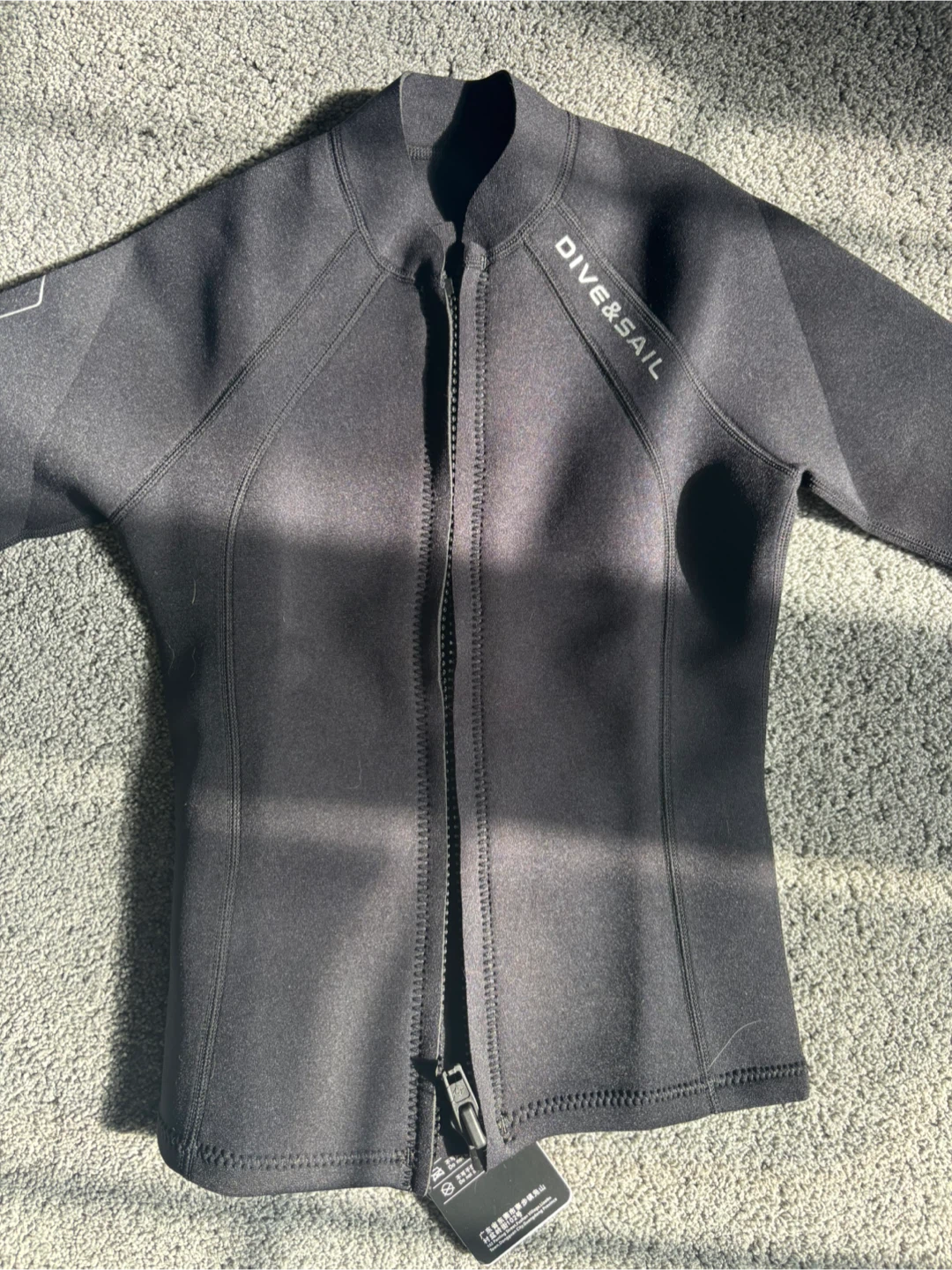 DIVE&SAIL Black Wetsuit Jacket - photo 2