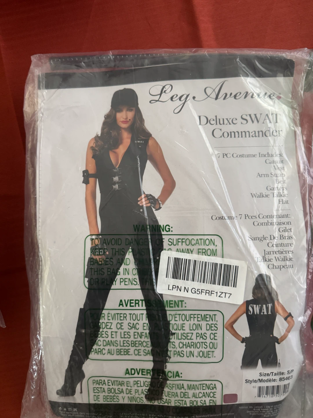 Leg Avenue Deluxe SWAT Commander Costume Small