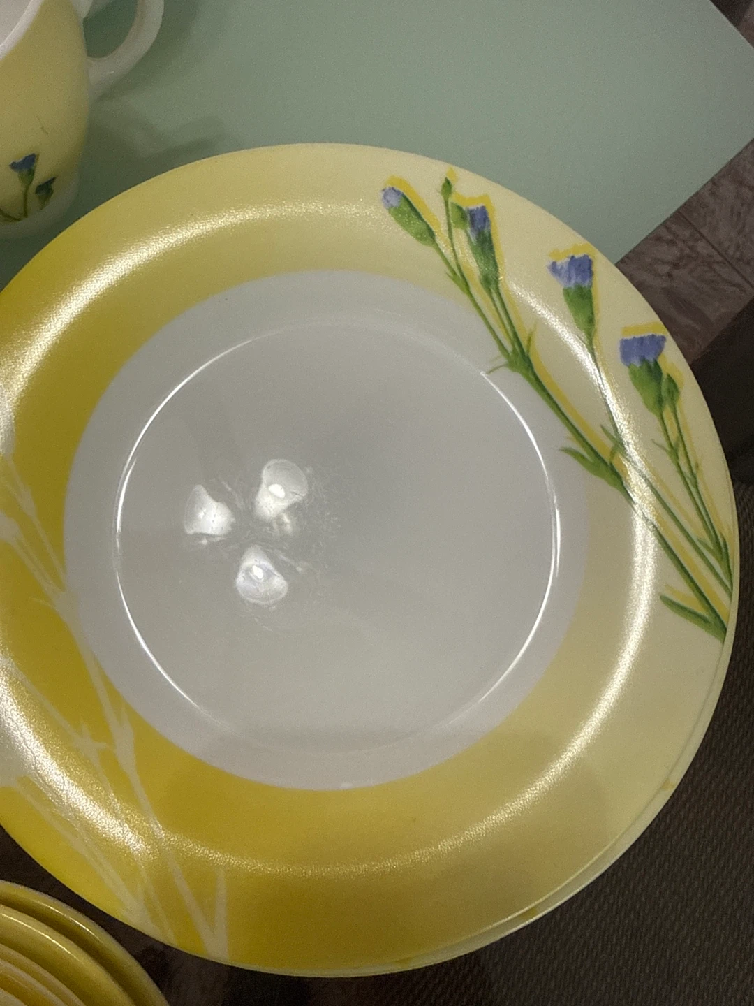 Vintage Yellow Floral Tea Set - photo 5