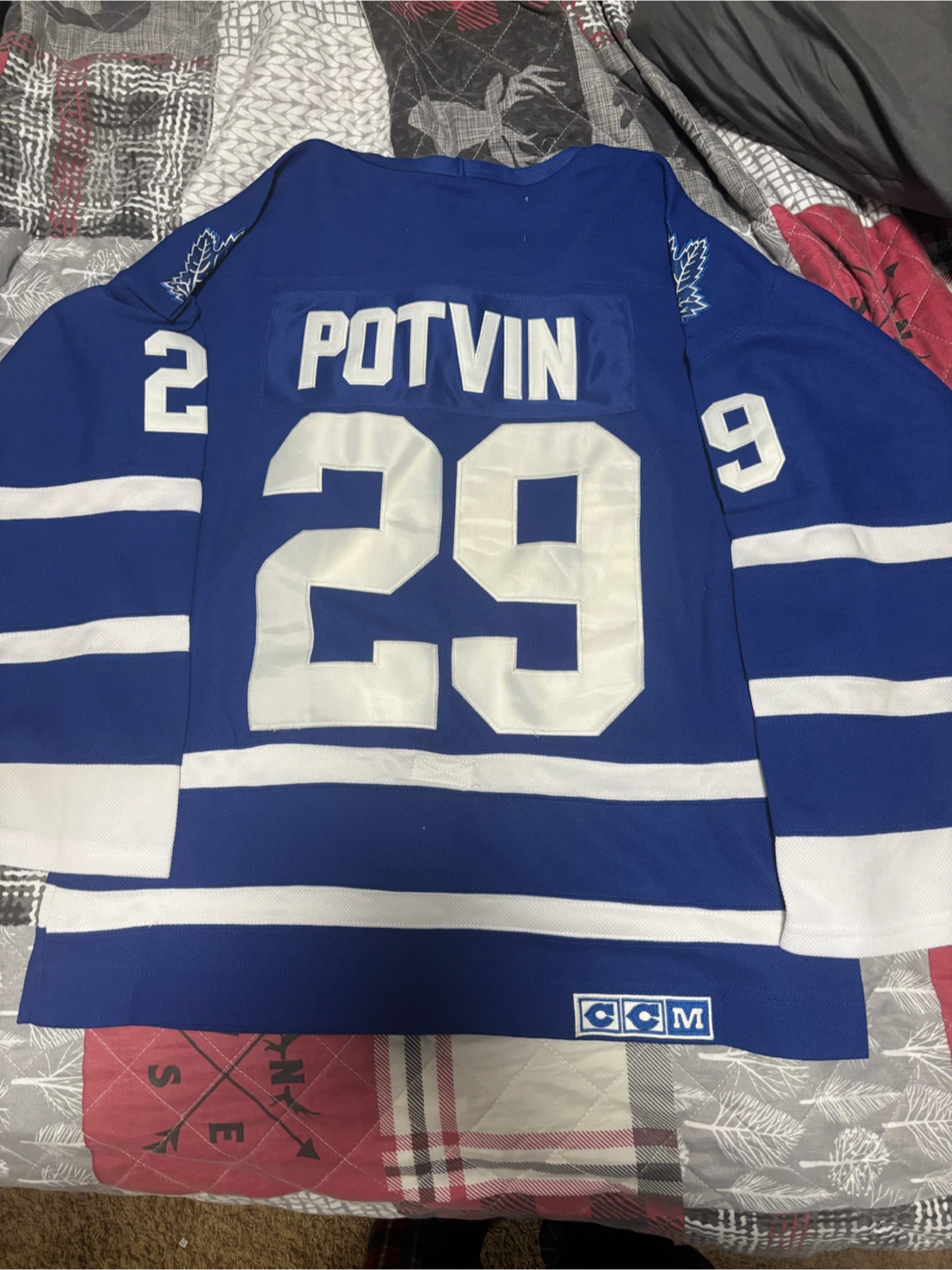 CCM Toronto Maple Leafs Felix Potvin Jersey - photo 2