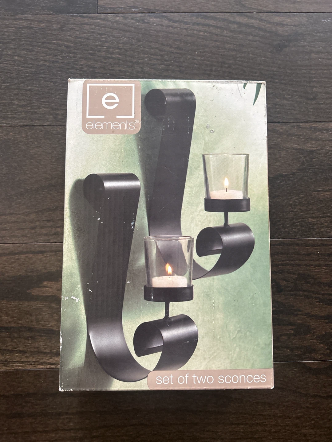 Metal Sconces/Candleholders (set of 2)