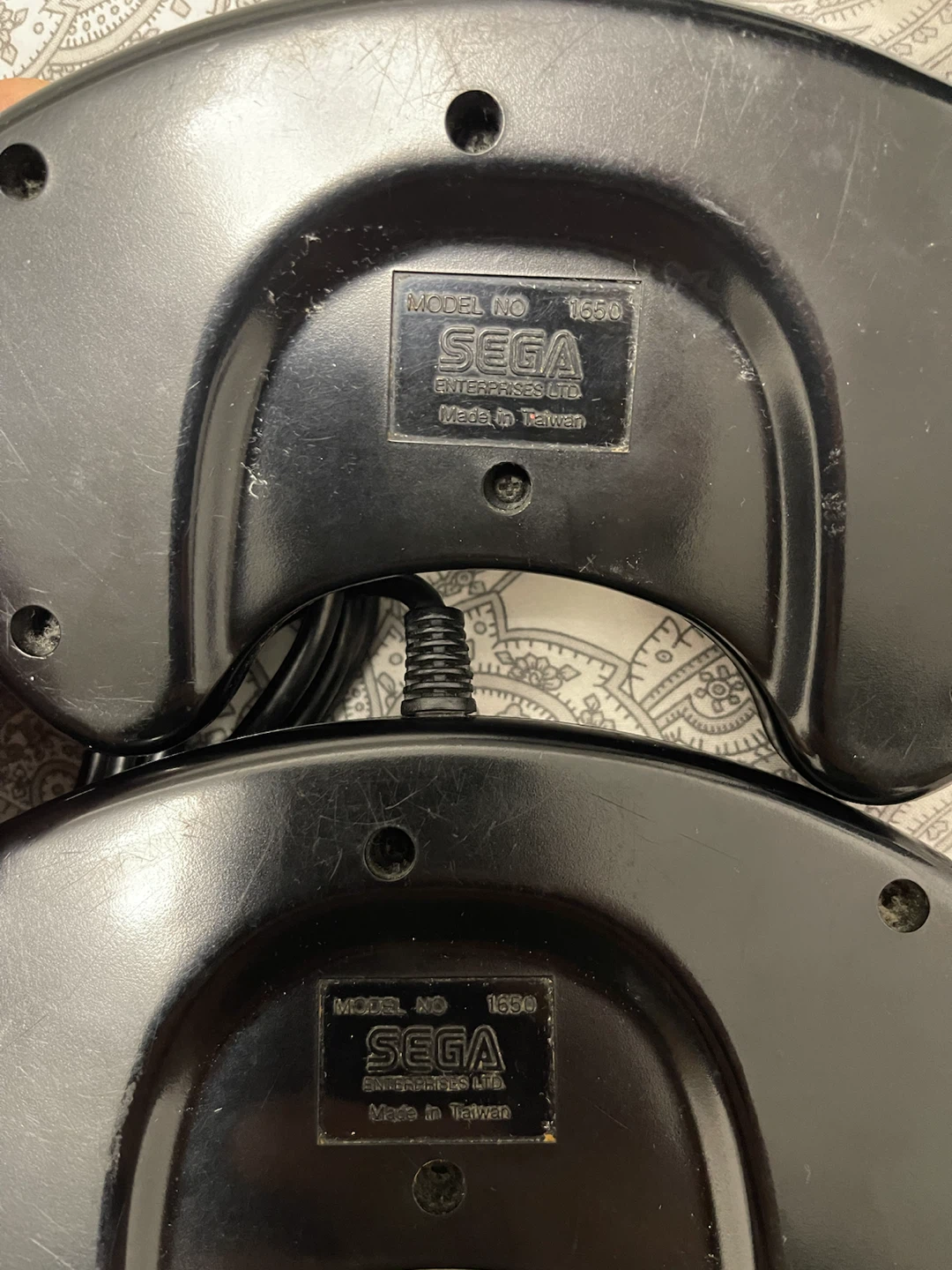 Two Sega Genesis Controllers Model 1650 - photo 2