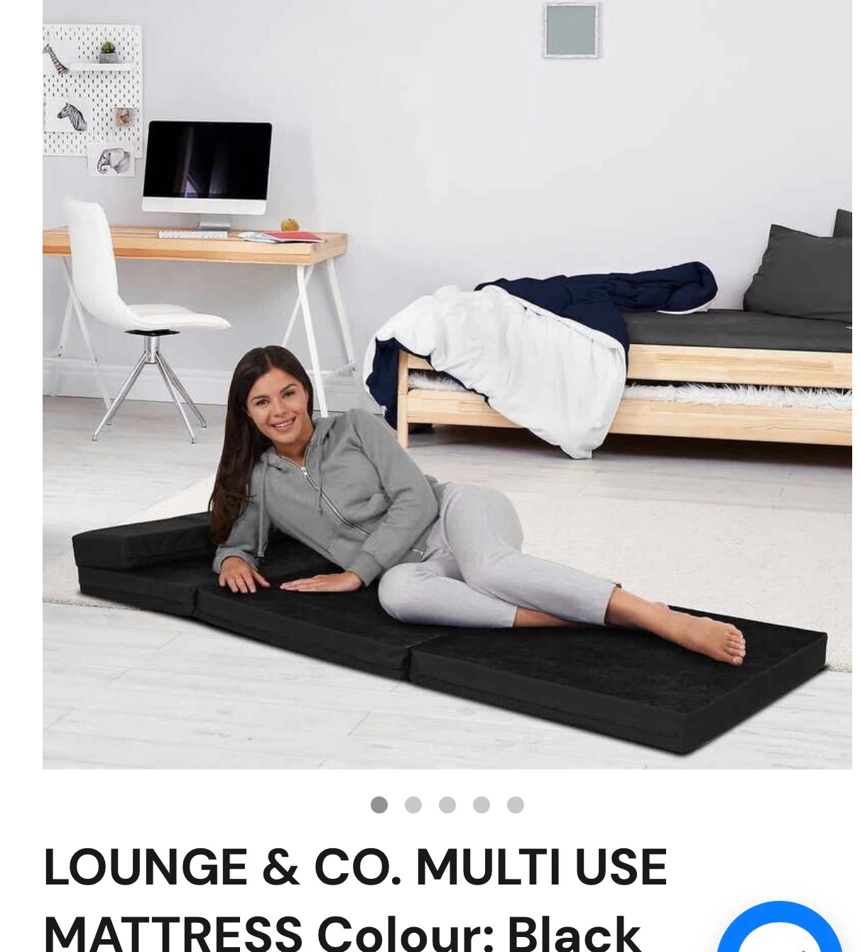 Portable indoor and outdoor mattress