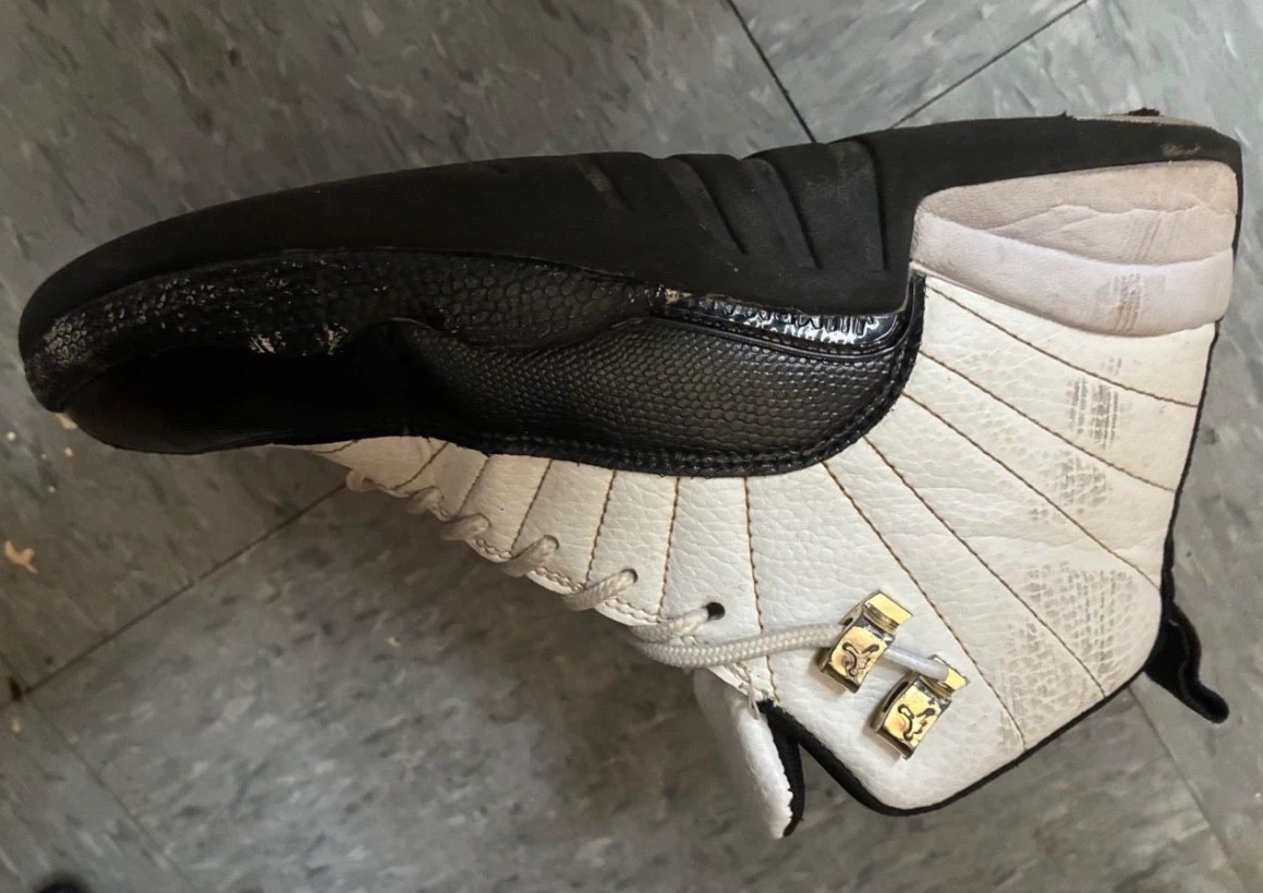 Air Jordan 12 Retro White and Black