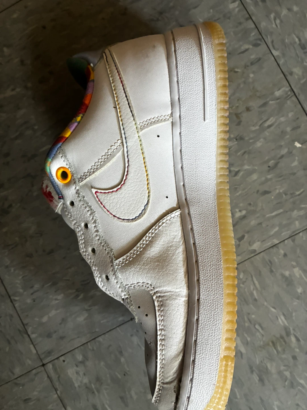 Nike Air Force 1 White Sneakers - photo 2