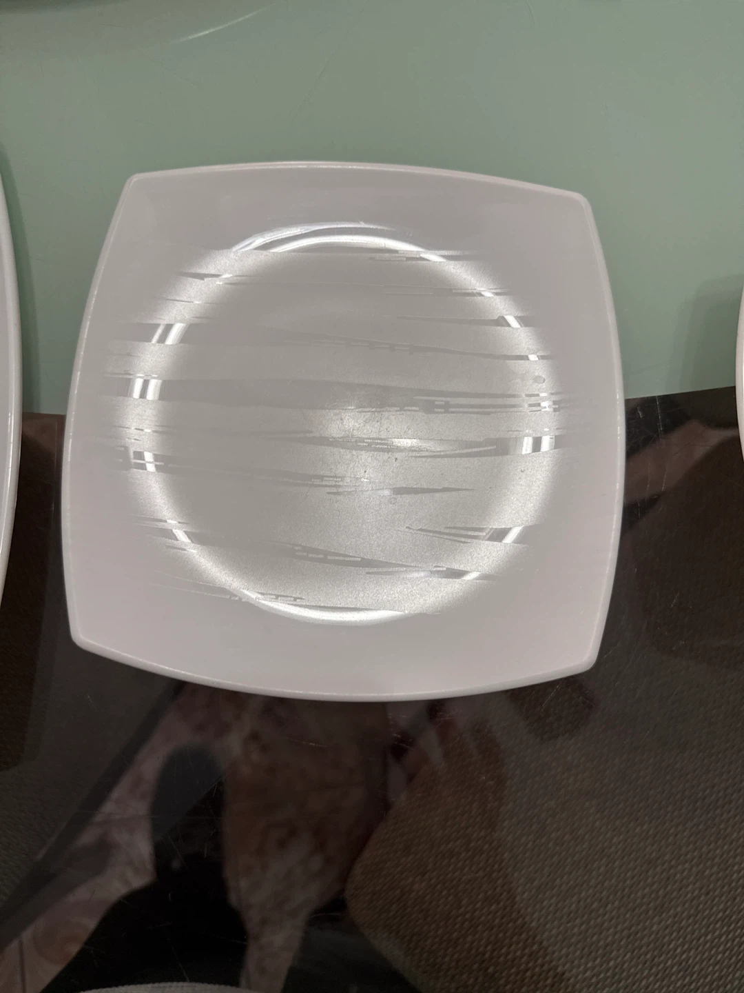 Set of White Square Plates royal prestige - photo 2