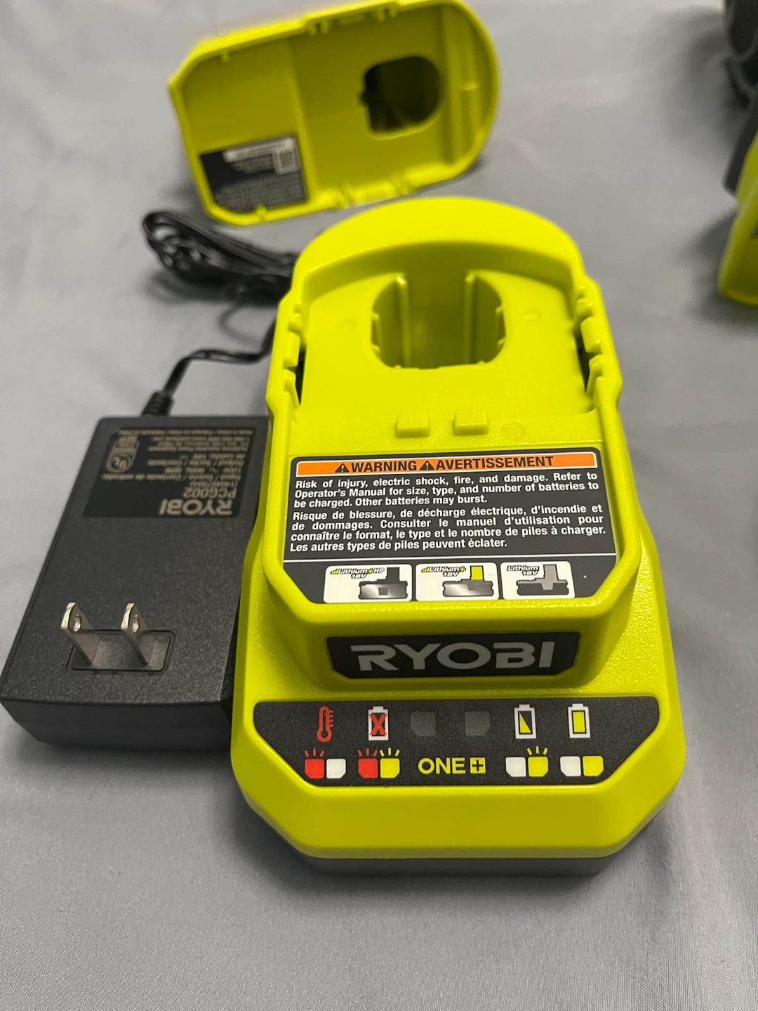 Ryobi 18V ONE+ Charger and 1.5Ah Battery