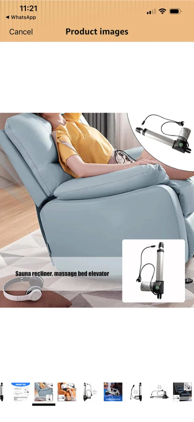 Electric Recliner Replacement Actuator Motor - photo 3