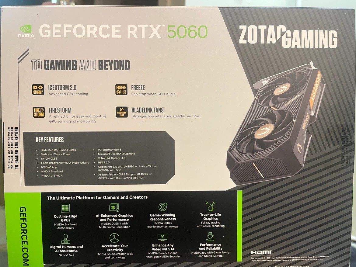 ZOTAC Gaming GeForce RTX 5060 8GB AMP - photo 2