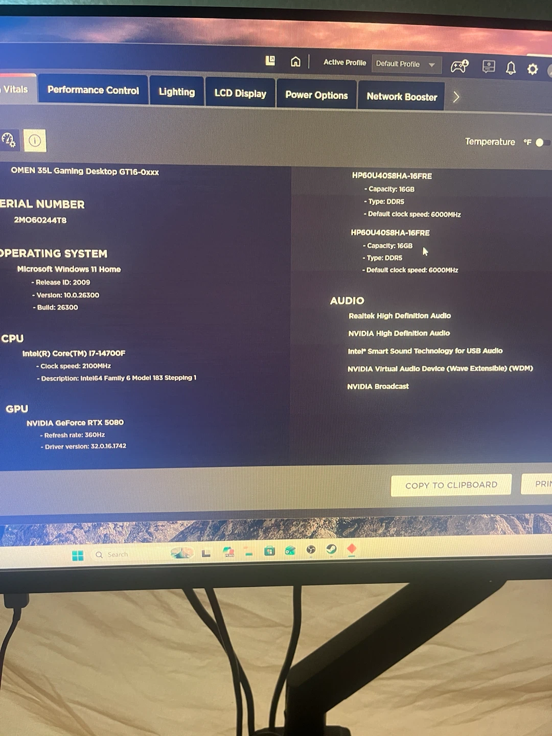 HP Omen 35L Gaming Desktop i7-14700F RTX 5080 - photo 2