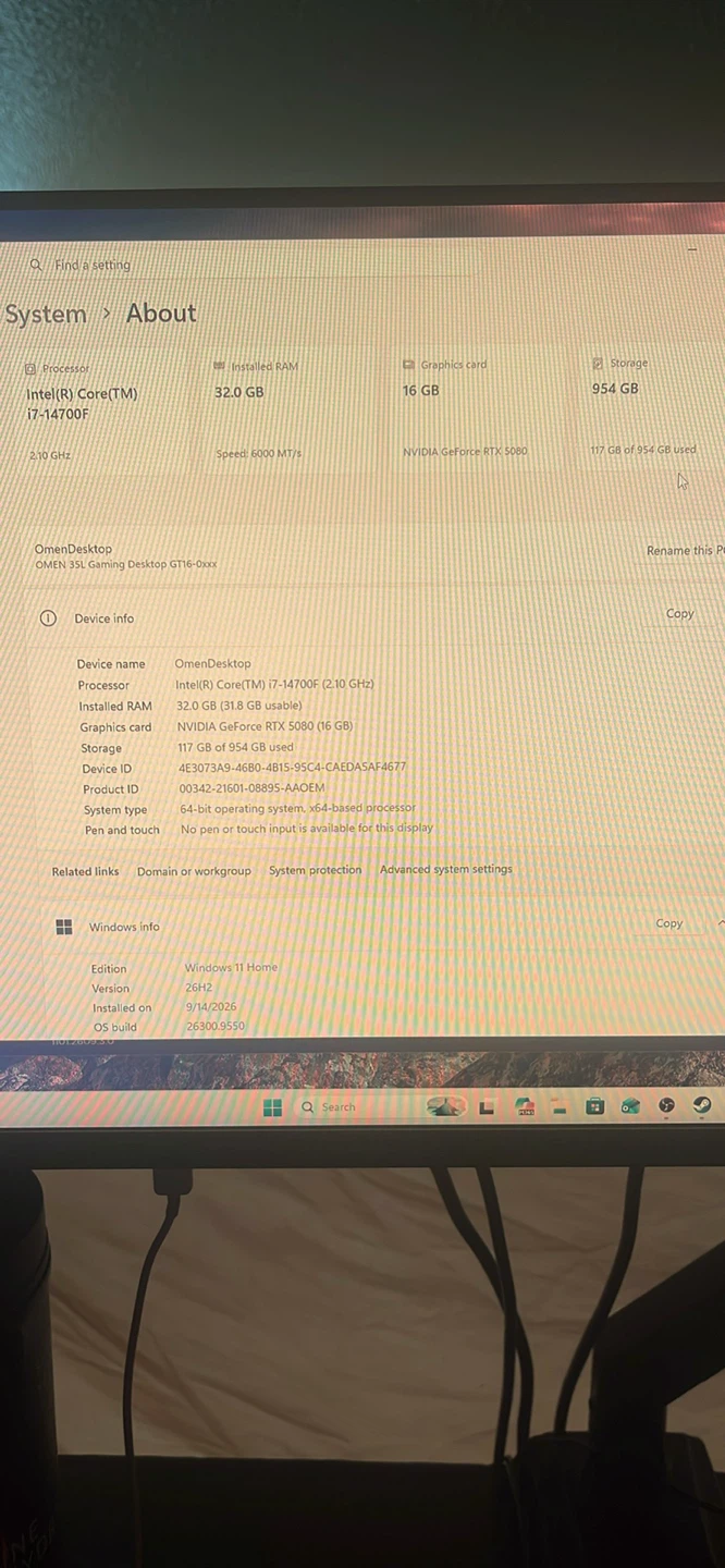 HP Omen 35L Gaming Desktop i7-14700F RTX 5080 - photo 3