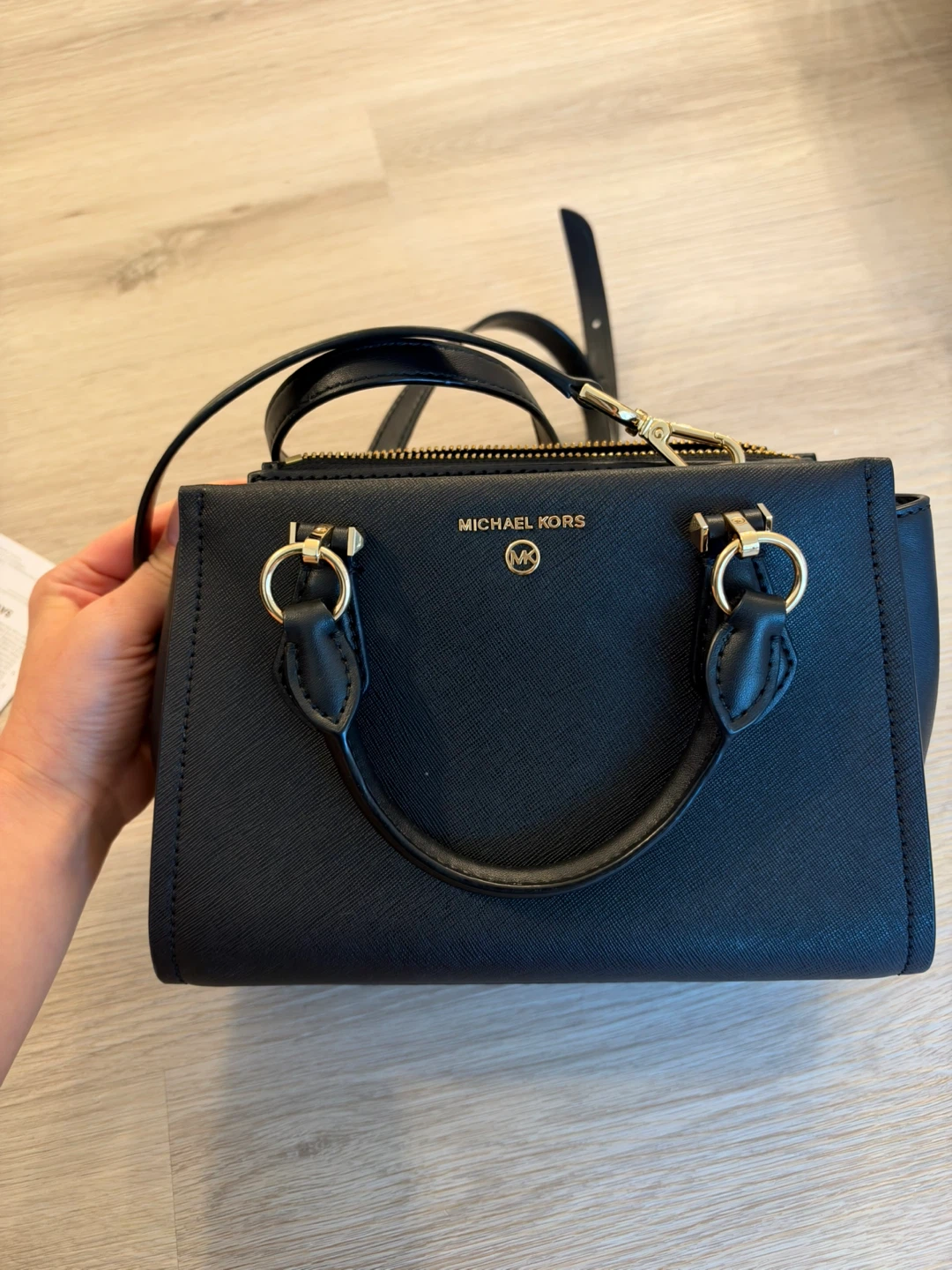 Michael Kors Black Satchel Handbag – Lightly Used